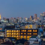 エステムプラザ目黒本町 外観（夜景）